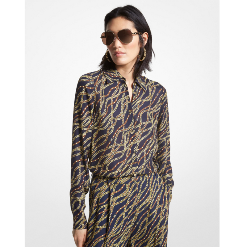 An image of the Michael Kors Chain Button Down Shirt