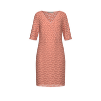 An image of the Bianca 3/4 Sleeve Lace Dress