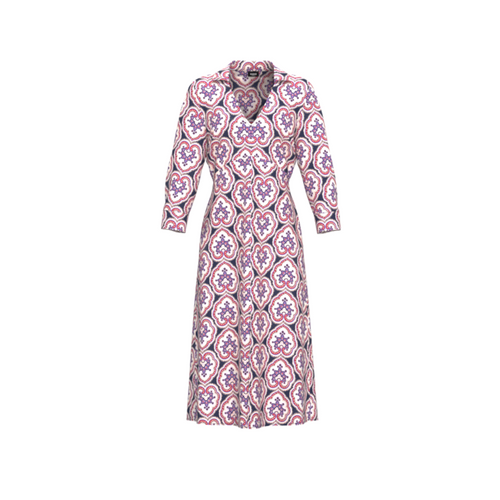 An image of the Emme Patterned Long Dress