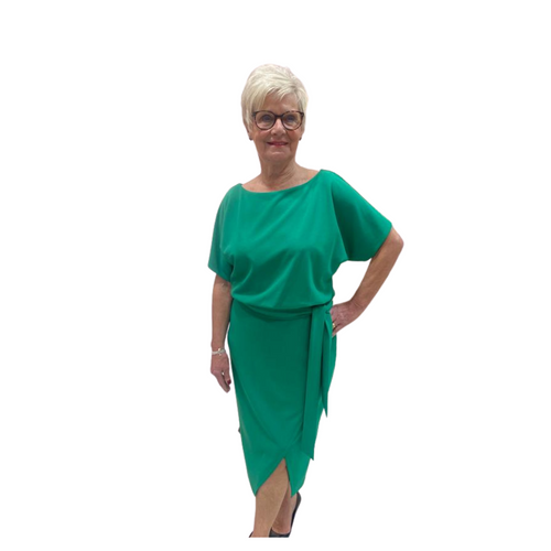 An image of the Joseph Ribkoff Blouson Top Dress
