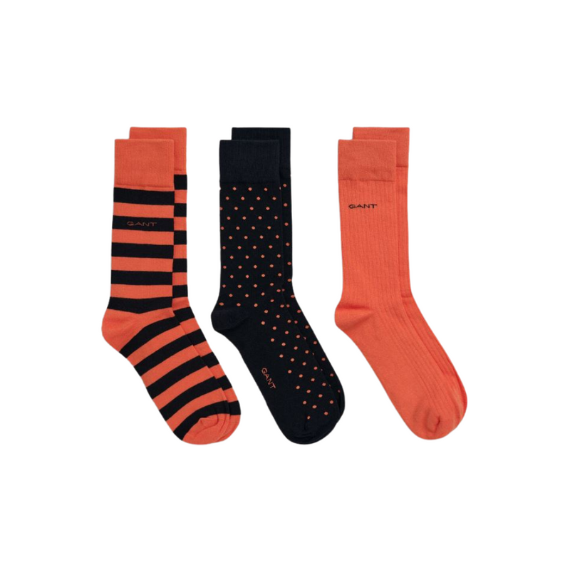 An image of the Gant Stripe + Dot Socks 3 Pack
