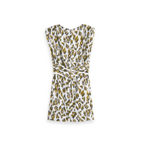 An image of the Scotch & Soda Short Dress with Knotted Belt