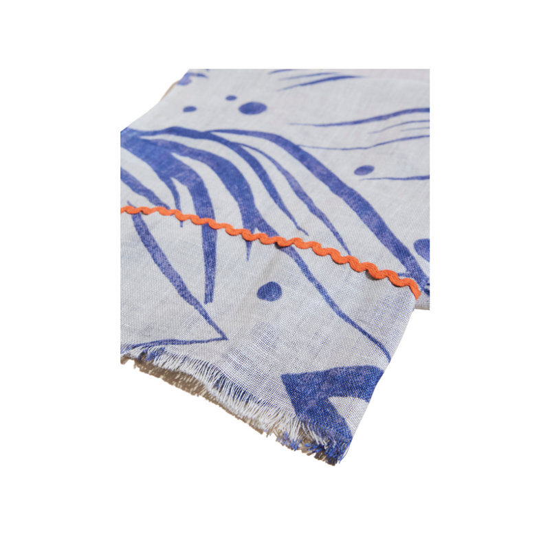 An image of the White Stuff Wave Linen Scarf