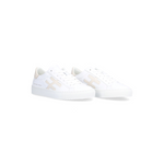 Alpe women's trainers in white with beige heel and detail on the side.