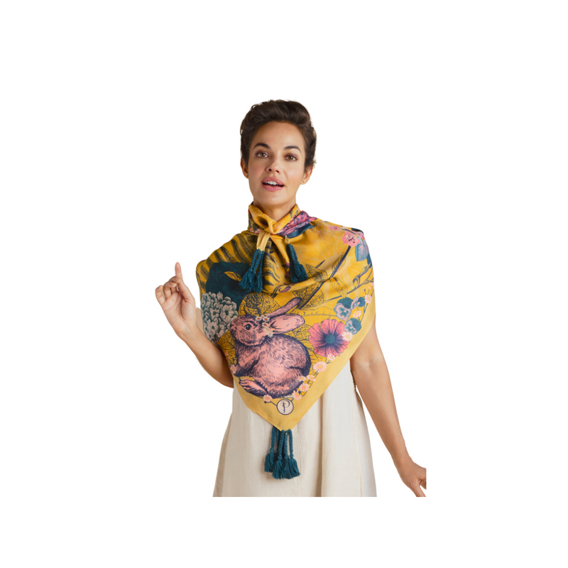 An image of the Powder Silk Scarf