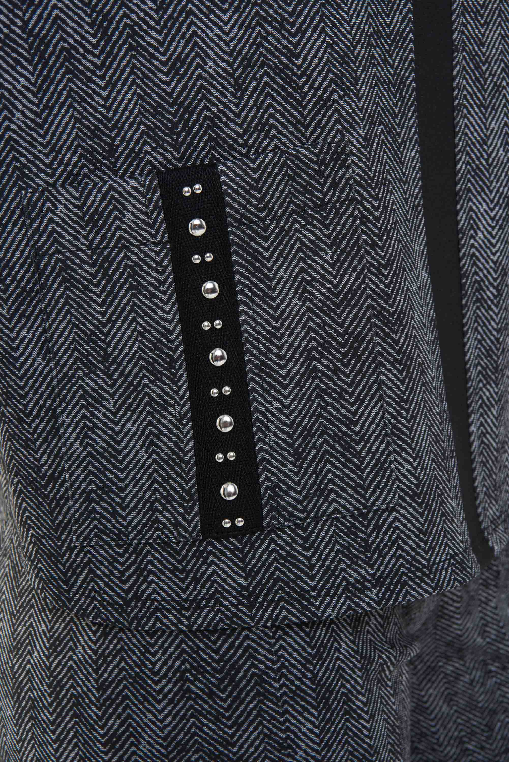 An image of the Joseph Ribkoff Oversized Top with Front Pockets