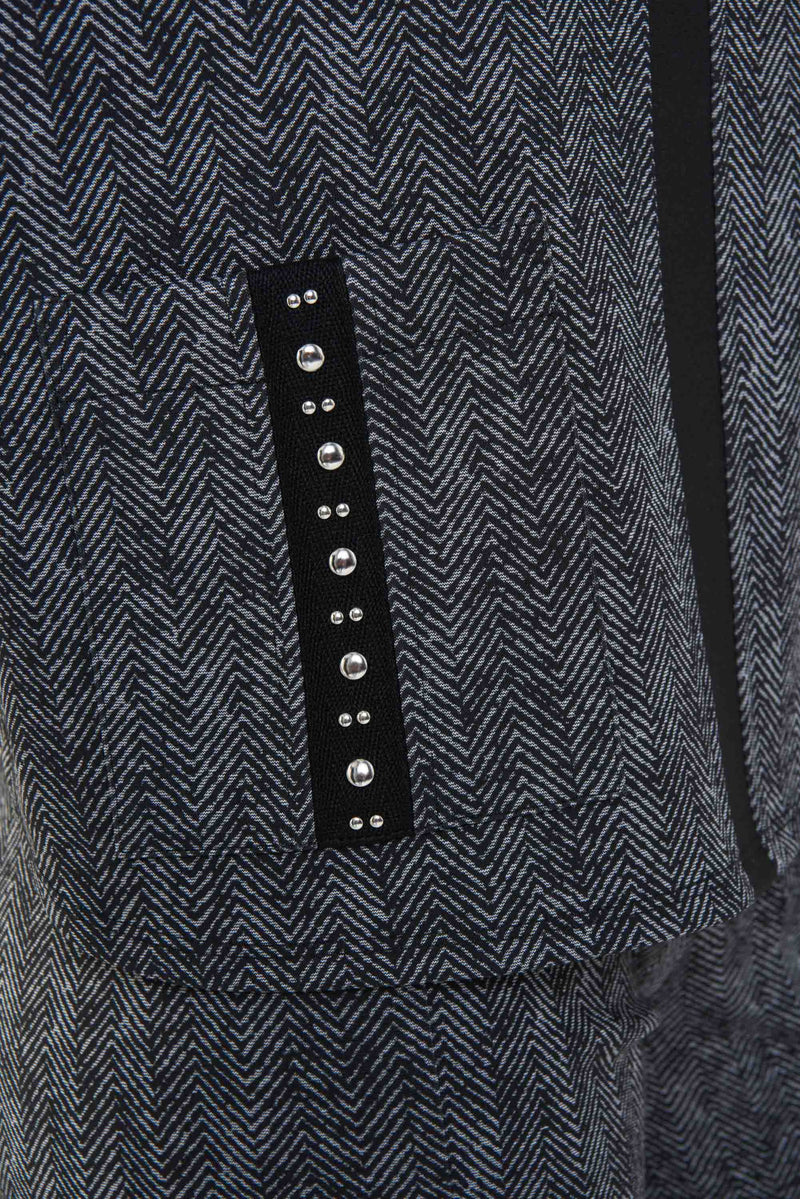 An image of the Joseph Ribkoff Oversized Top with Front Pockets
