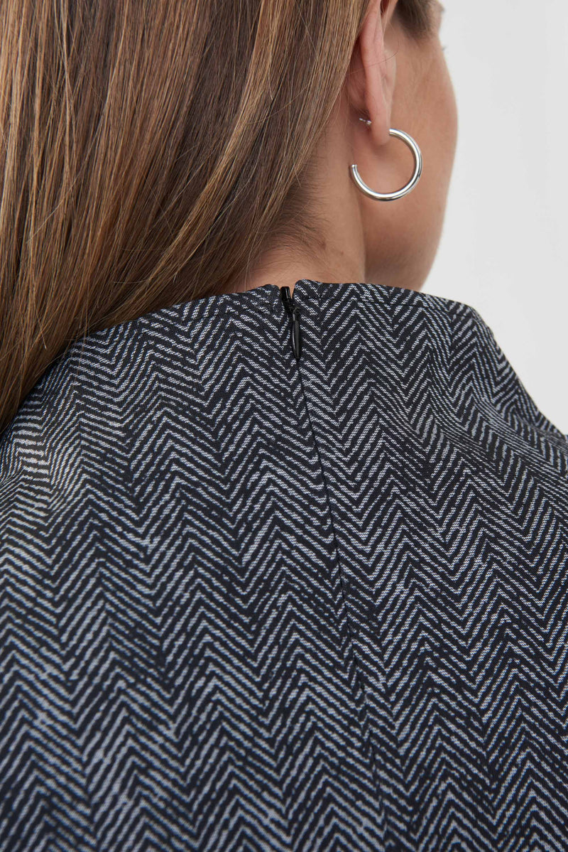 An image of the Joseph Ribkoff Oversized Top with Front Pockets