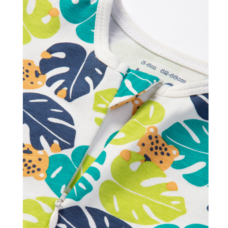 An image of the Kite Jungle Cub Sleepsuit