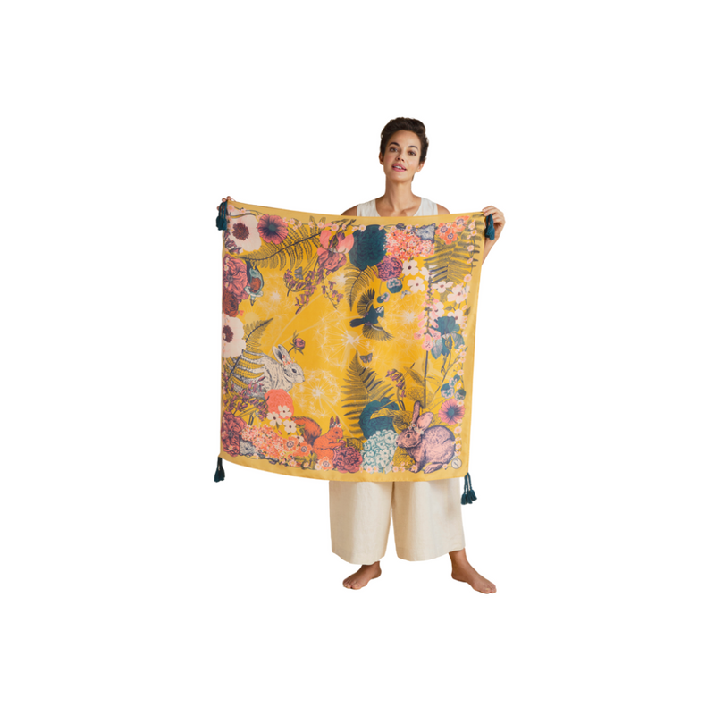 An image of the Powder Silk Scarf