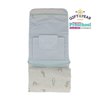An image of the Enesco Peter Rabbit Changing Mat