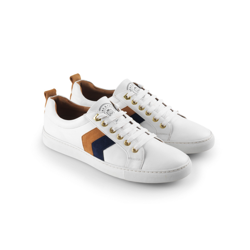 An image of the Fairfax & Favor Fairfax & Favor Alexandra Leather Trainer