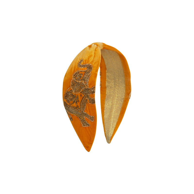 An image of the Powder Velvet Headband