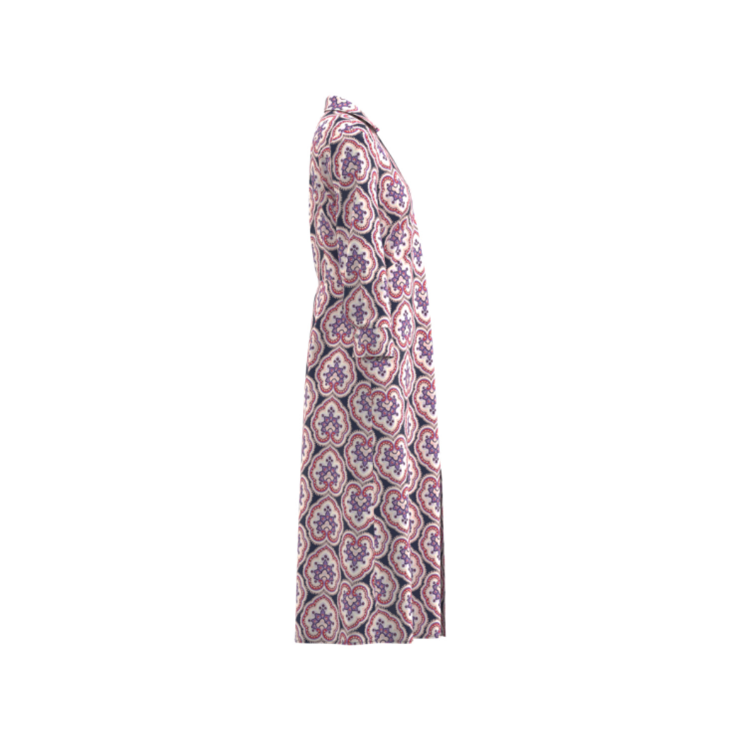 An image of the Emme Patterned Long Dress