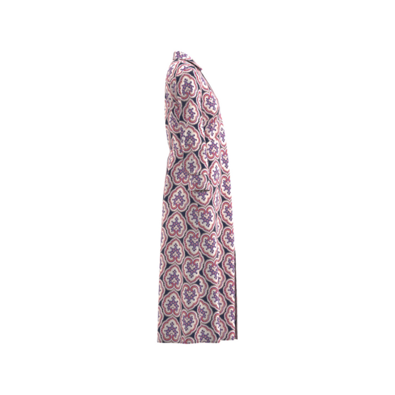 An image of the Emme Patterned Long Dress