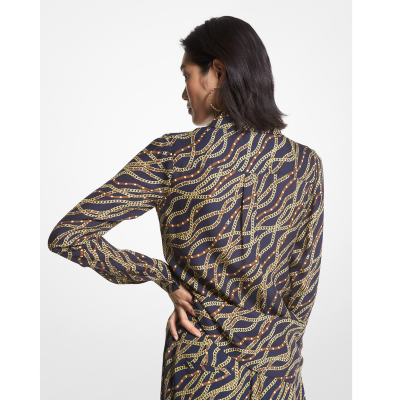 An image of the Michael Kors Chain Button Down Shirt