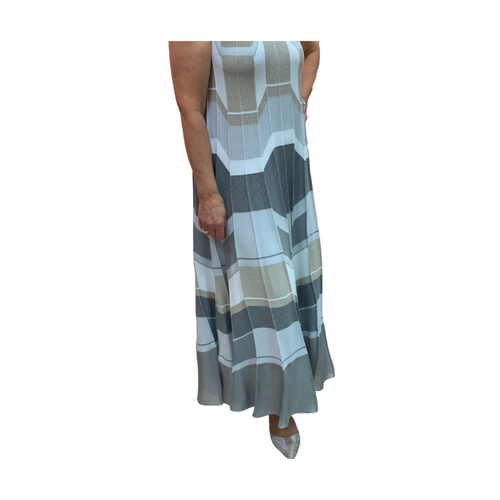 An image of the D Exterior Long Length Sleeveless Dress
