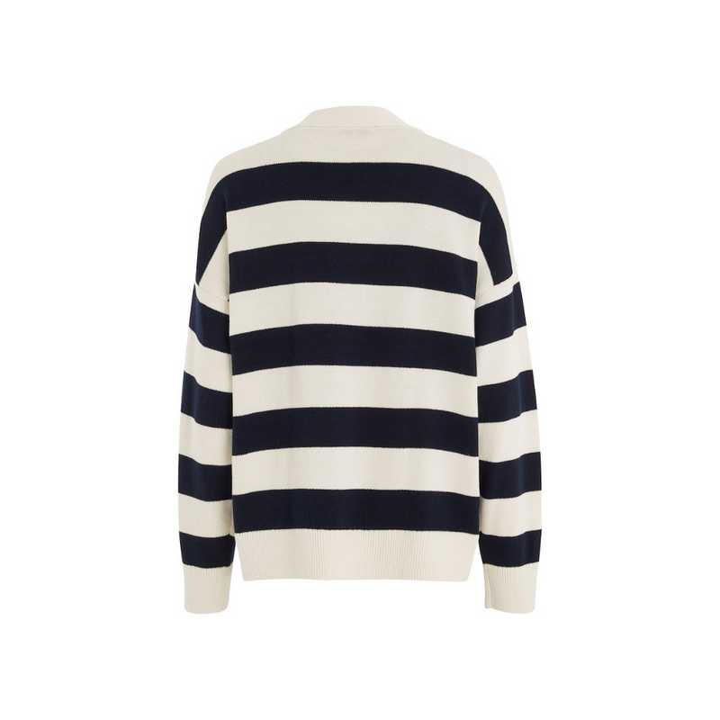 An image of the Tommy Hilfiger Stripe Cardigan