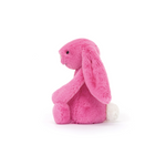 Jellycat Bashful Bunny. A cuddly bunny soft toy in the shade hot pink.