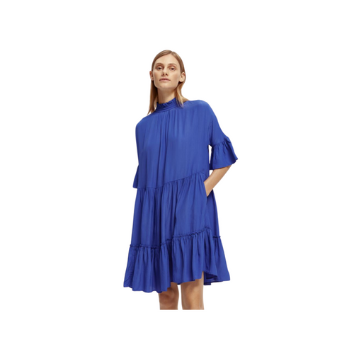 An image of the Scotch & Soda Short Dress Ruffle Sleeve