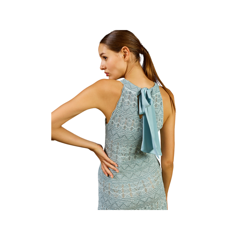 An image of the D Exterior Long Length Dress