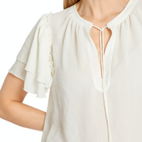 An image of the Marc Cain V Neck Blouse
