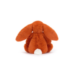 Jellycat Bashful Bunny. A cuddly bunny soft toy in the shade tangerine.