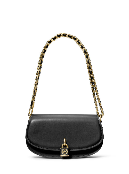 An image of the Michael Kors Mila Small Chain Sling Messenger