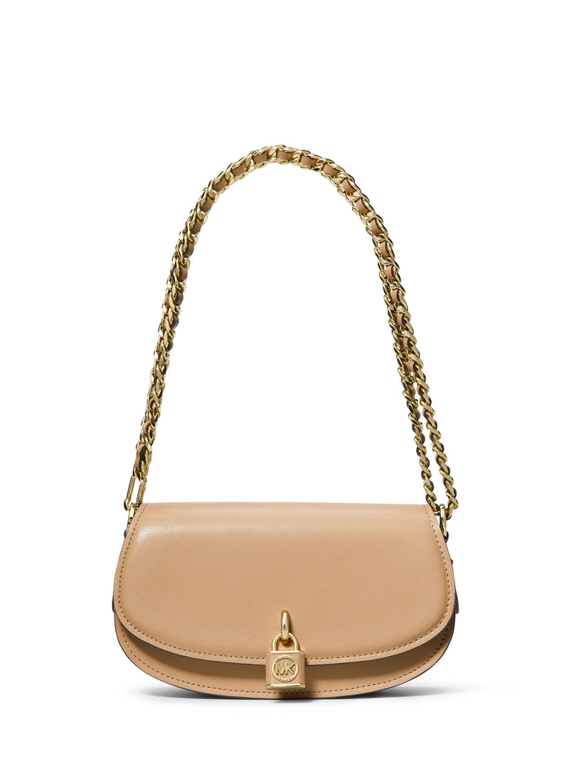 An image of the Michael Kors Mila Small Chain Sling Messenger