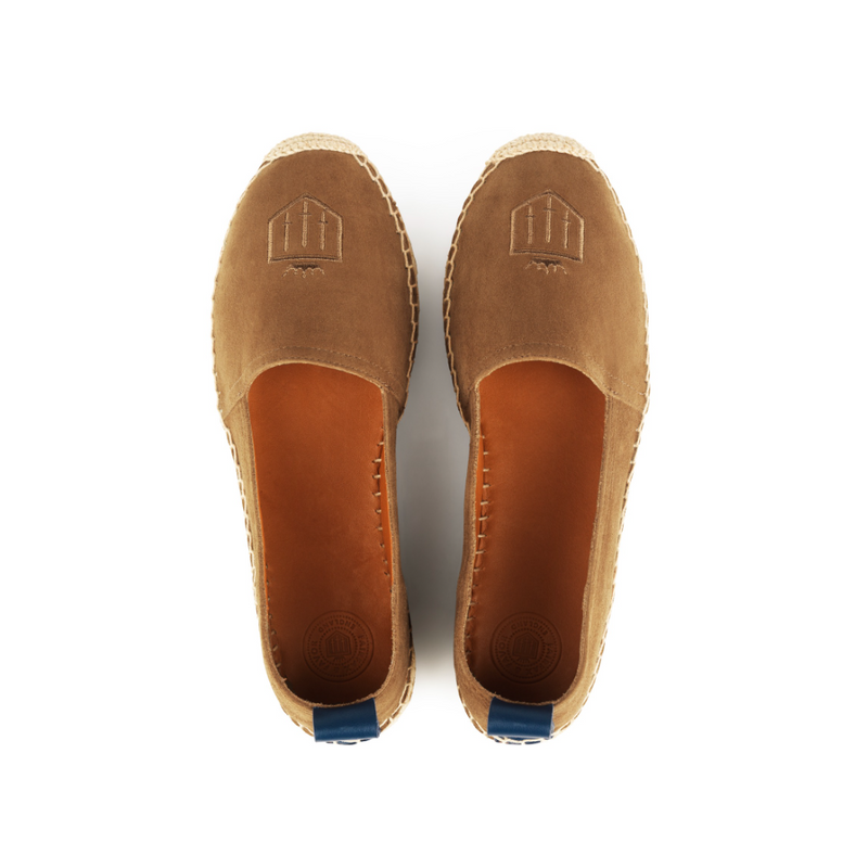 Fairfax & Favor Monaco Flat Suede Espadrille