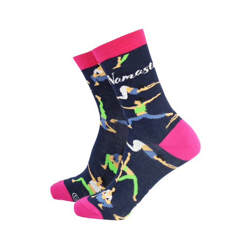 An image of the Smiling Faces Namaste Socks