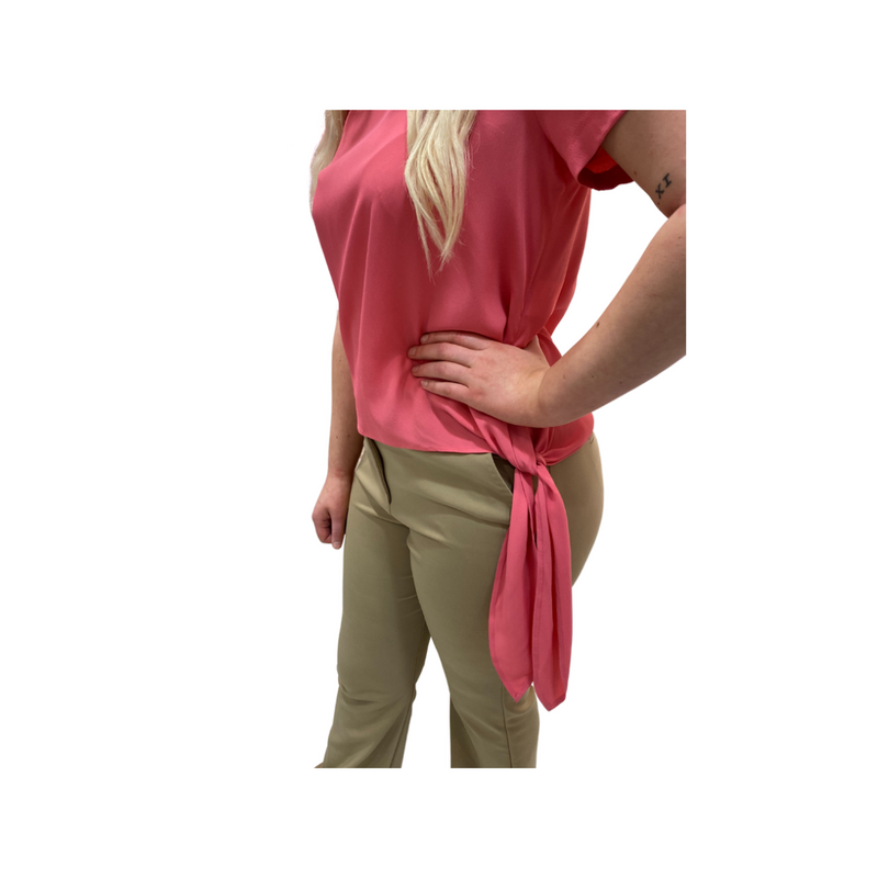 An image of the Marella Silk Mix Top - Pilly