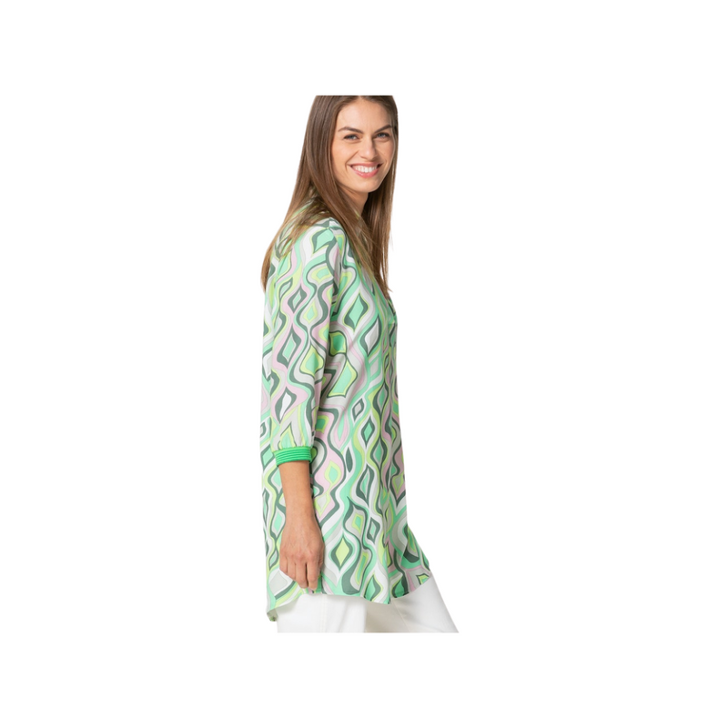 An image of the Bianca Retro Print Tunic