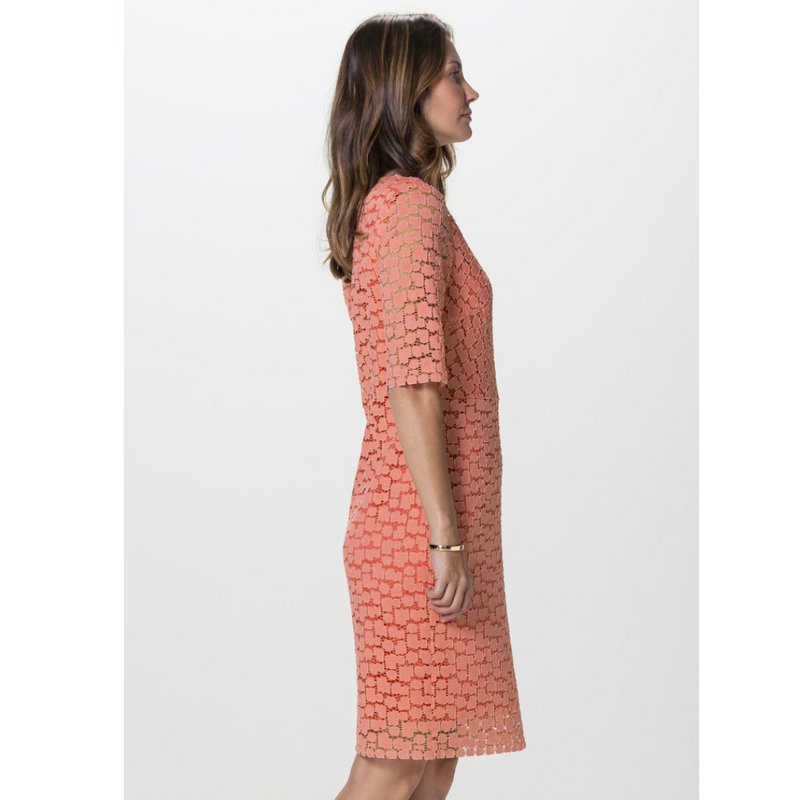 An image of the Bianca 3/4 Sleeve Lace Dress