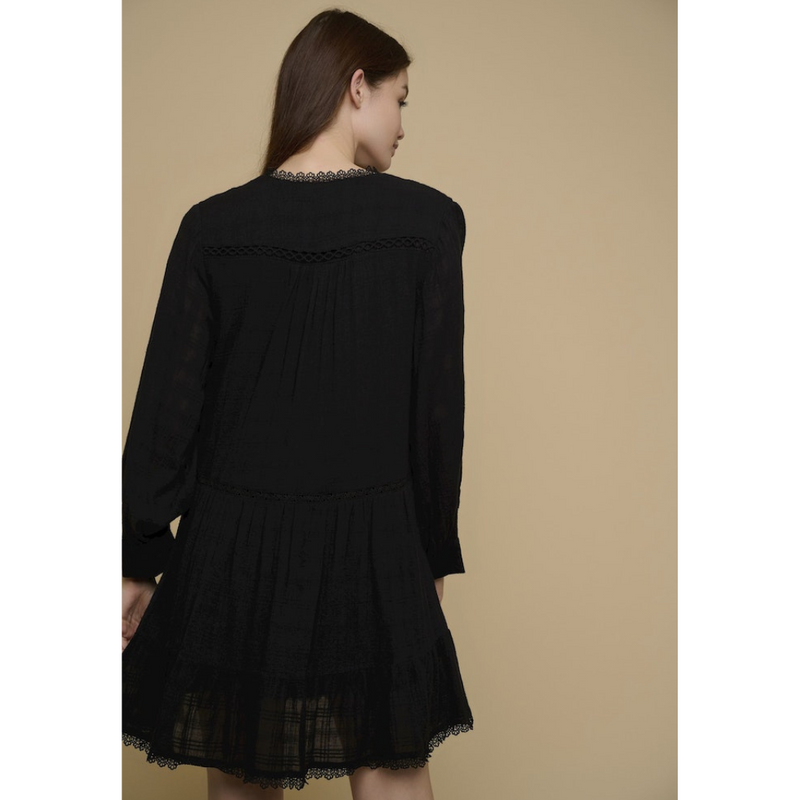 An image of the Rino & Pelle Wide Lace Dress