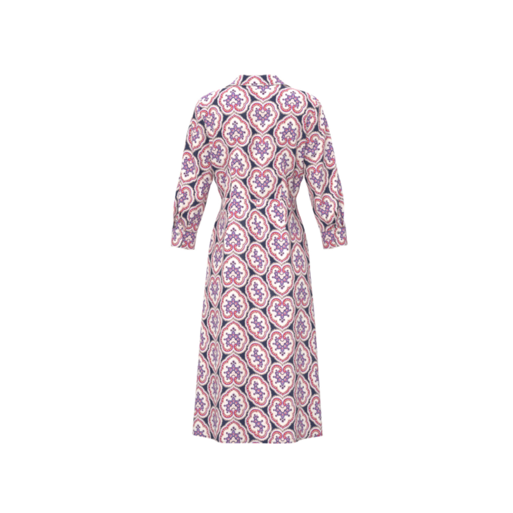 An image of the Emme Patterned Long Dress