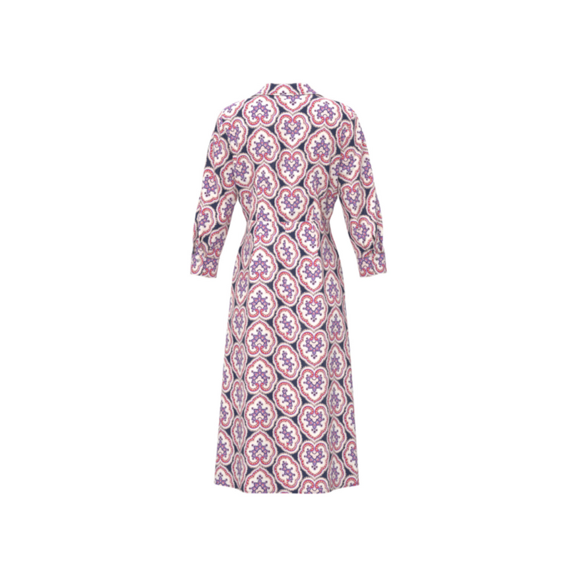 An image of the Emme Patterned Long Dress