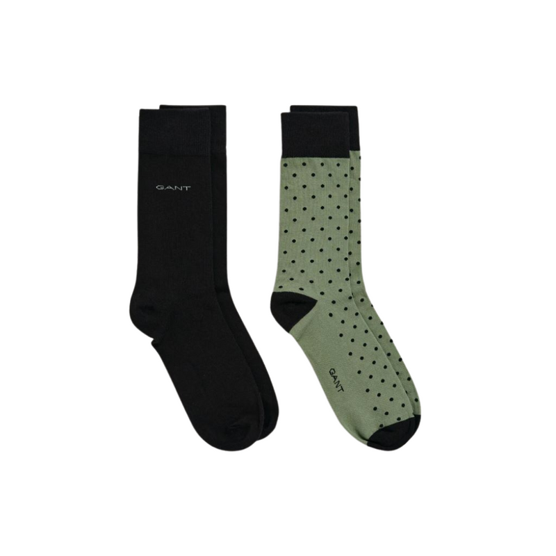 Solid + Dot Socks 2 Pack