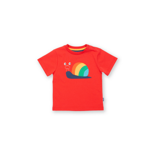 An image of the Kite Rainbow Snail T-Shirt