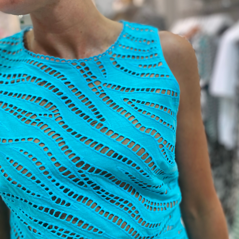 An image of the Michael Kors Eyelet Dress