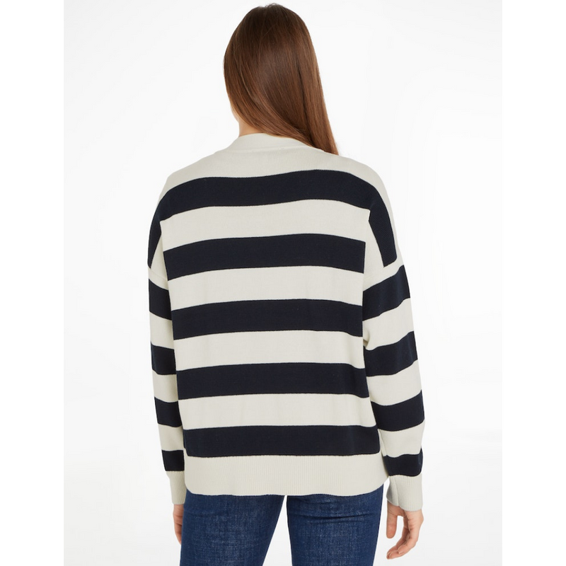 An image of the Tommy Hilfiger Stripe Cardigan