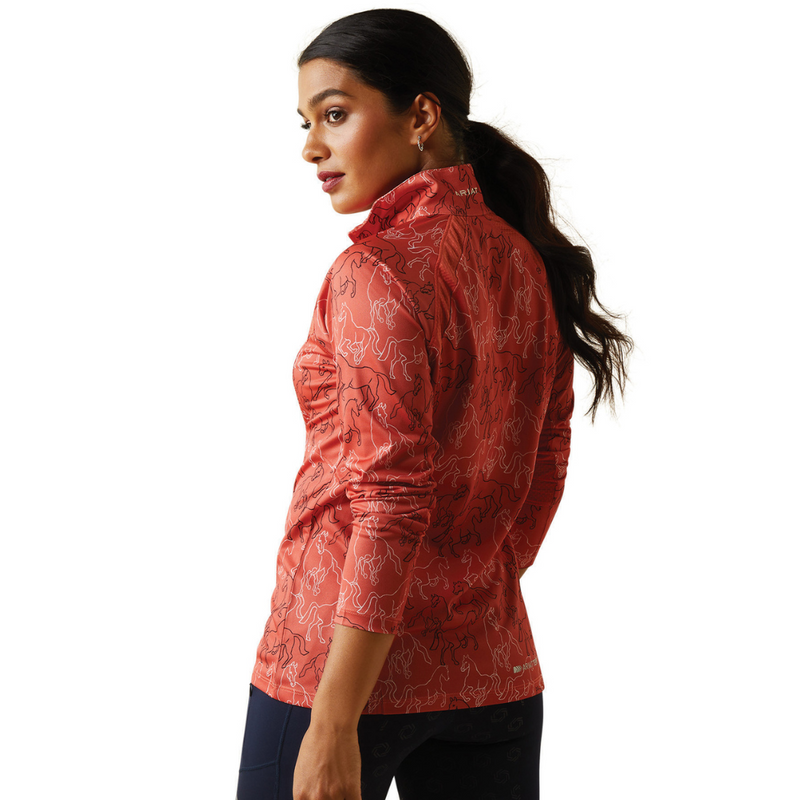 An image of the Ariat Sunstopper 2.0 1/4 Zip Baselayer