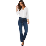 An image of the NYDJ Marilyn Straight Jeans