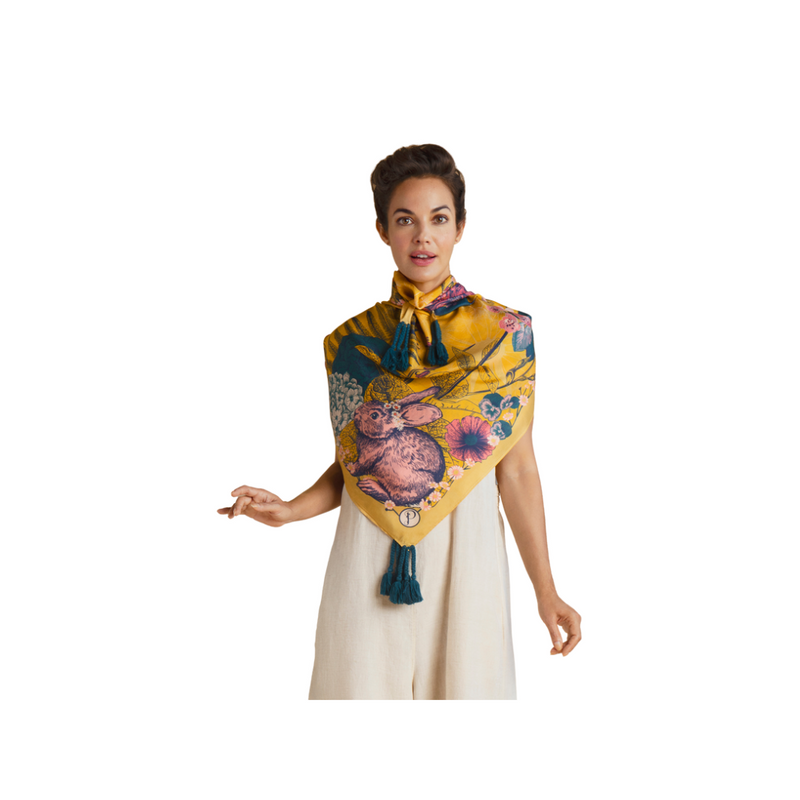 An image of the Powder Silk Scarf