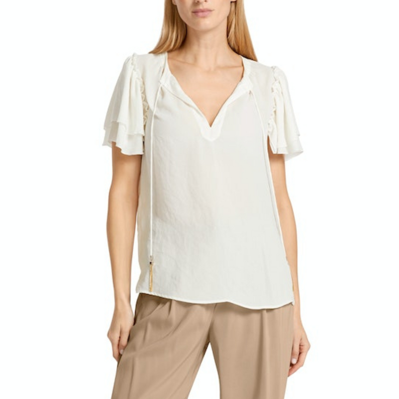 An image of the Marc Cain V Neck Blouse