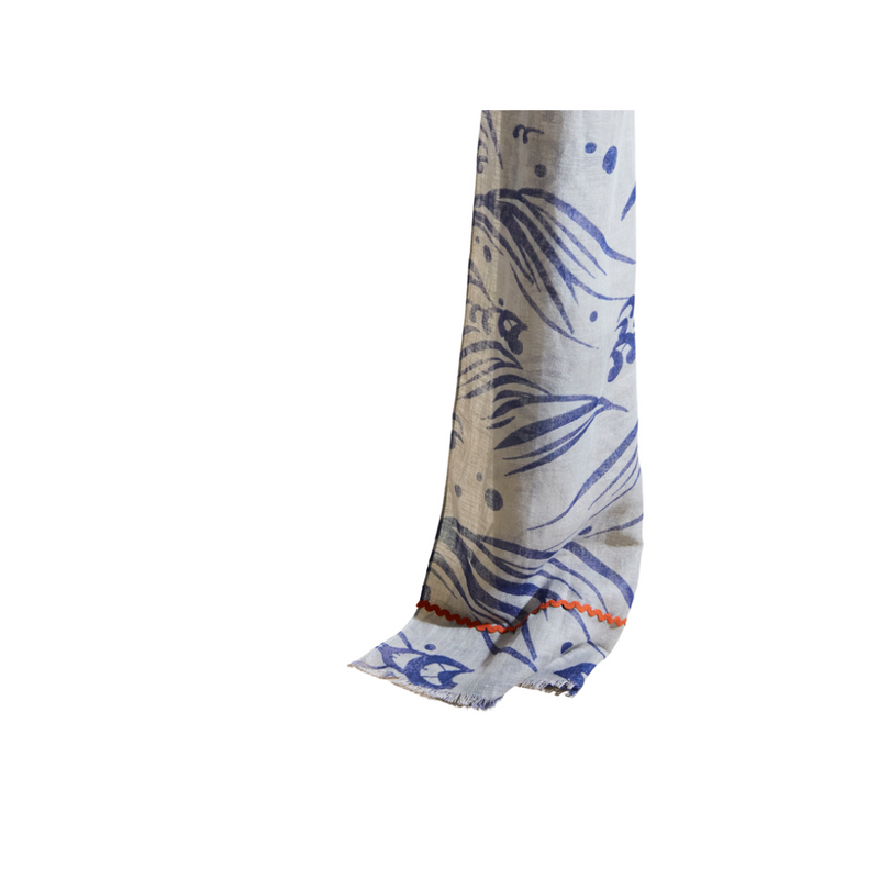 An image of the White Stuff Wave Linen Scarf