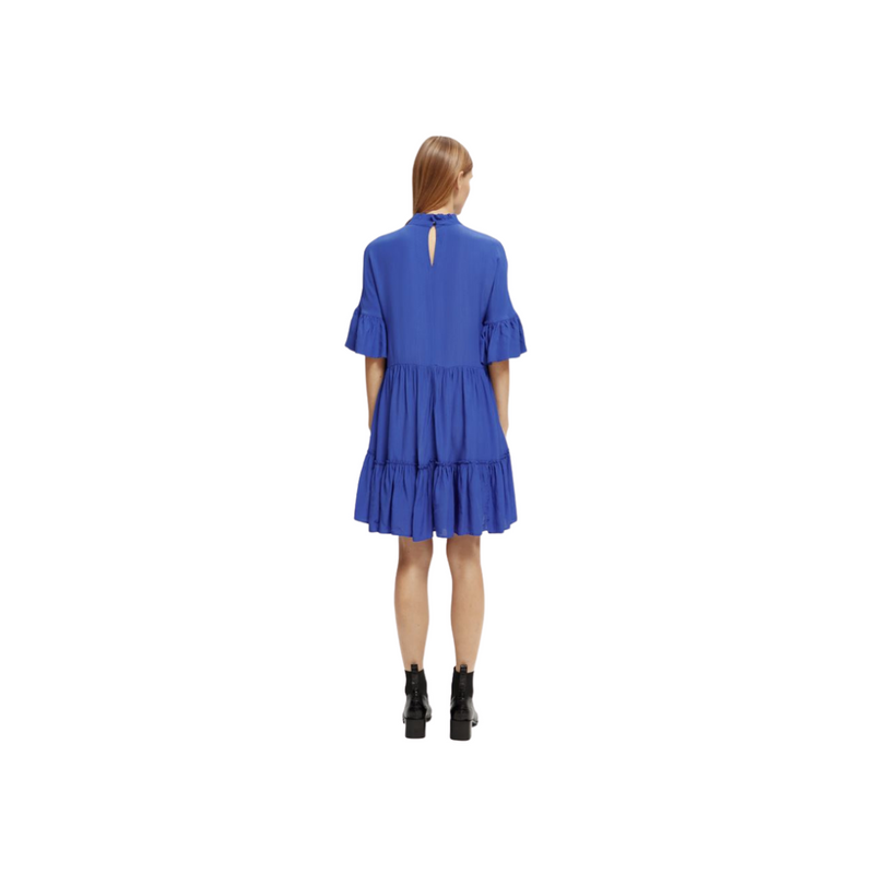 Short Dress Ruffle Sleeve