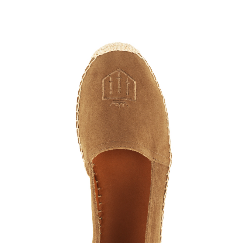 Monaco Flat Espadrille Suede