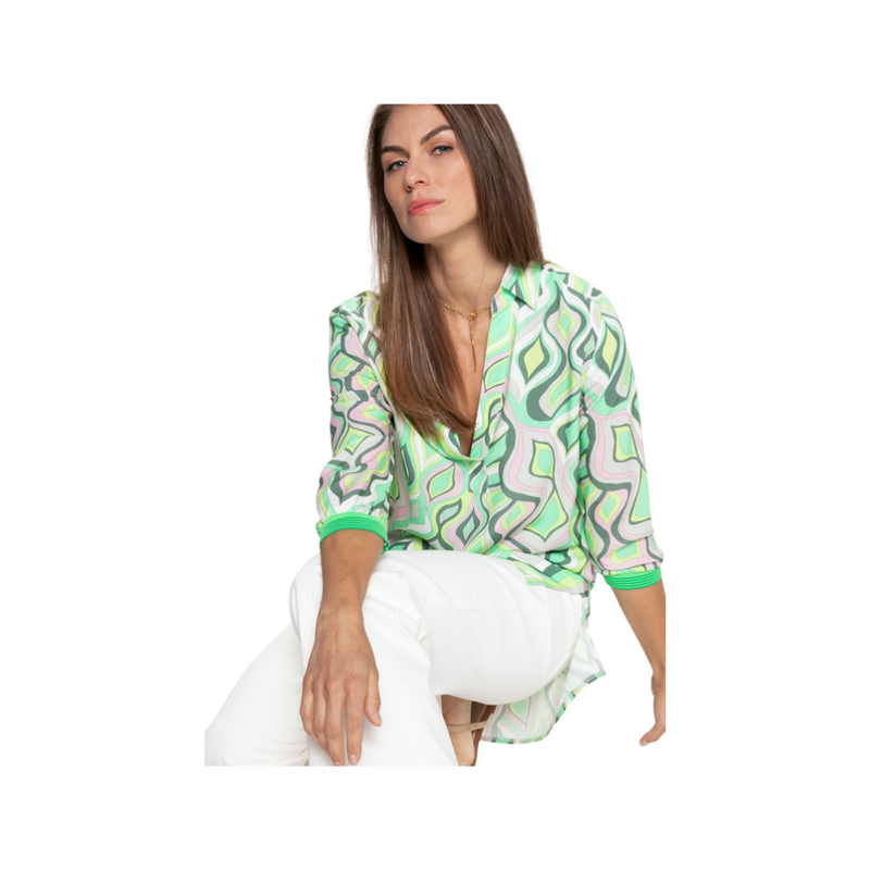 An image of the Bianca Retro Print Tunic