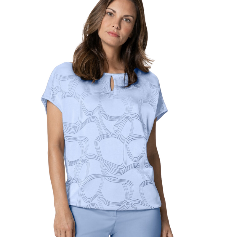 An image of the Bianca Sella Swirled Top